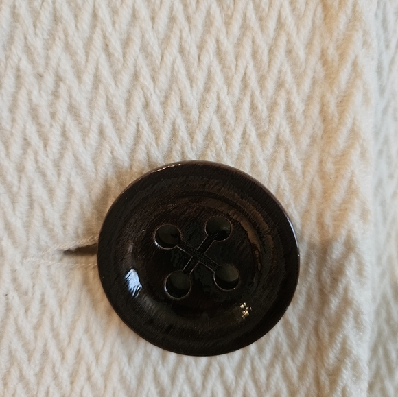 Soia & Kyo cream heavy belted wool coat size small - Picture 8 of 12